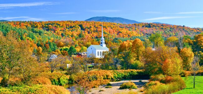 Stowe, Vermont Automne