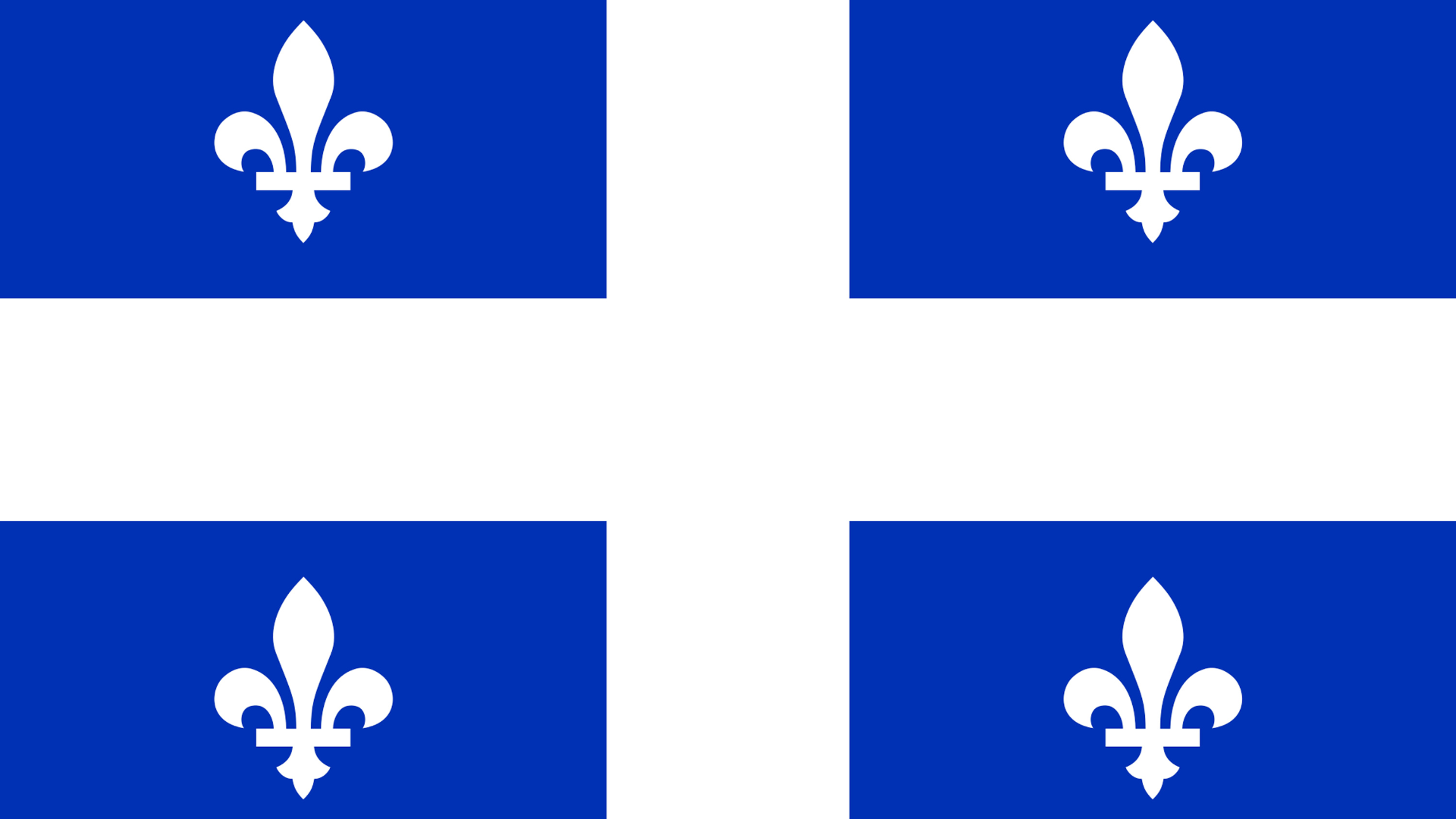 12-Quel est le drapeau du Québec ?